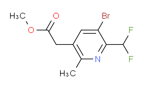 AM121423 | 1805342-48-6 | Methyl 3-bromo-2-(difluoromethyl)-6-methylpyridine-5-acetate