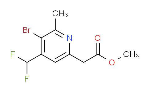 AM121425 | 1805937-41-0 | Methyl 3-bromo-4-(difluoromethyl)-2-methylpyridine-6-acetate