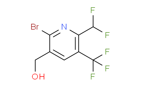 2-Bromo-6-(difluoromethyl)-5-(trifluoromethyl)pyridine-3-methanol