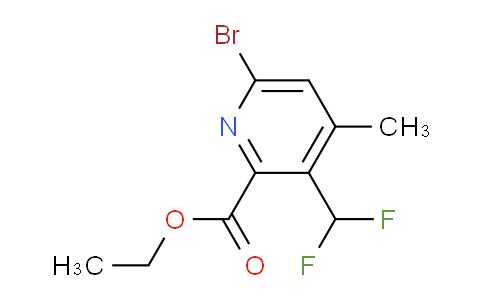 AM121441 | 1806916-84-6 | Ethyl 6-bromo-3-(difluoromethyl)-4-methylpyridine-2-carboxylate