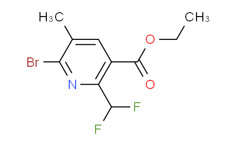 AM121445 | 1805375-34-1 | Ethyl 2-bromo-6-(difluoromethyl)-3-methylpyridine-5-carboxylate