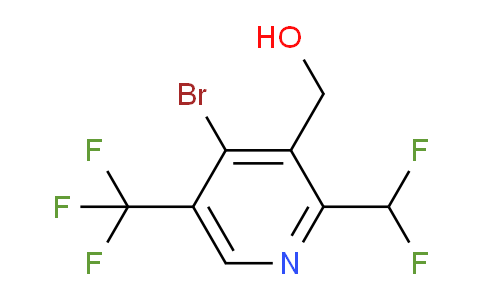 AM121448 | 1804464-86-5 | 4-Bromo-2-(difluoromethyl)-5-(trifluoromethyl)pyridine-3-methanol