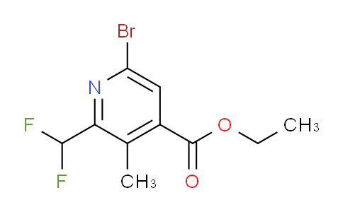 AM121449 | 1806855-21-9 | Ethyl 6-bromo-2-(difluoromethyl)-3-methylpyridine-4-carboxylate