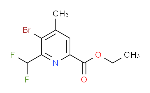 AM121451 | 1805375-39-6 | Ethyl 3-bromo-2-(difluoromethyl)-4-methylpyridine-6-carboxylate