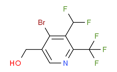 AM121452 | 1805394-83-5 | 4-Bromo-3-(difluoromethyl)-2-(trifluoromethyl)pyridine-5-methanol