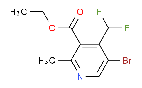 AM121458 | 1806917-13-4 | Ethyl 5-bromo-4-(difluoromethyl)-2-methylpyridine-3-carboxylate