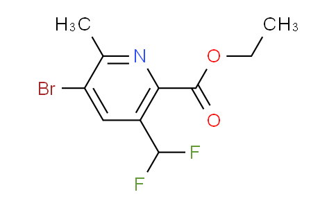 AM121460 | 1805936-31-5 | Ethyl 3-bromo-5-(difluoromethyl)-2-methylpyridine-6-carboxylate