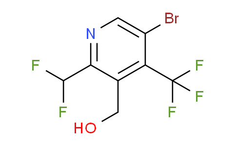 AM121463 | 1804670-45-8 | 5-Bromo-2-(difluoromethyl)-4-(trifluoromethyl)pyridine-3-methanol