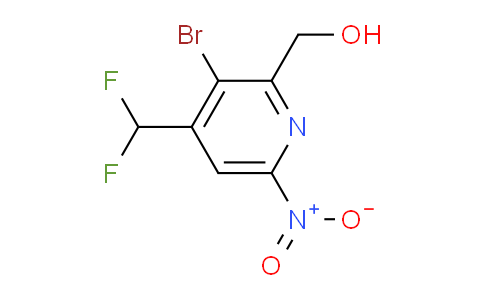 AM121464 | 1805358-29-5 | 3-Bromo-4-(difluoromethyl)-6-nitropyridine-2-methanol