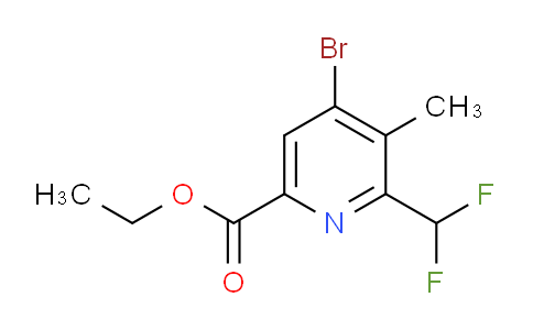 AM121465 | 1805936-43-9 | Ethyl 4-bromo-2-(difluoromethyl)-3-methylpyridine-6-carboxylate