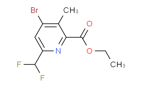 AM121466 | 1805375-53-4 | Ethyl 4-bromo-6-(difluoromethyl)-3-methylpyridine-2-carboxylate