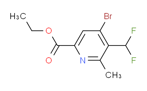 AM121470 | 1804954-04-8 | Ethyl 4-bromo-3-(difluoromethyl)-2-methylpyridine-6-carboxylate