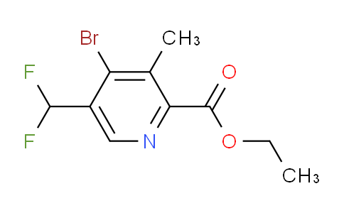 AM121473 | 1805936-54-2 | Ethyl 4-bromo-5-(difluoromethyl)-3-methylpyridine-2-carboxylate