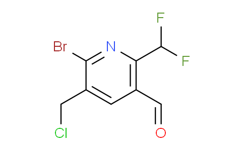 AM121500 | 1805259-51-1 | 2-Bromo-3-(chloromethyl)-6-(difluoromethyl)pyridine-5-carboxaldehyde