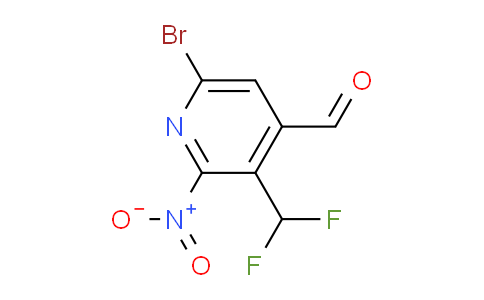 AM121501 | 1804432-28-7 | 6-Bromo-3-(difluoromethyl)-2-nitropyridine-4-carboxaldehyde