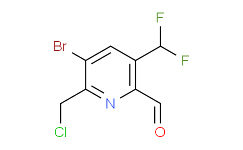 AM121522 | 1805385-16-3 | 3-Bromo-2-(chloromethyl)-5-(difluoromethyl)pyridine-6-carboxaldehyde