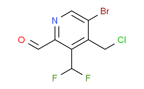 5-Bromo-4-(chloromethyl)-3-(difluoromethyl)pyridine-2-carboxaldehyde