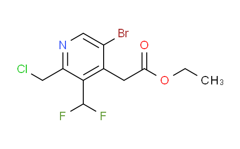 AM121531 | 1804493-13-7 | Ethyl 5-bromo-2-(chloromethyl)-3-(difluoromethyl)pyridine-4-acetate