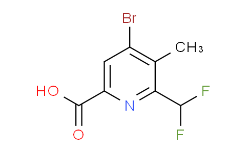 AM121536 | 1804953-24-9 | 4-Bromo-2-(difluoromethyl)-3-methylpyridine-6-carboxylic acid