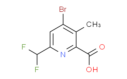 AM121539 | 1805240-15-6 | 4-Bromo-6-(difluoromethyl)-3-methylpyridine-2-carboxylic acid