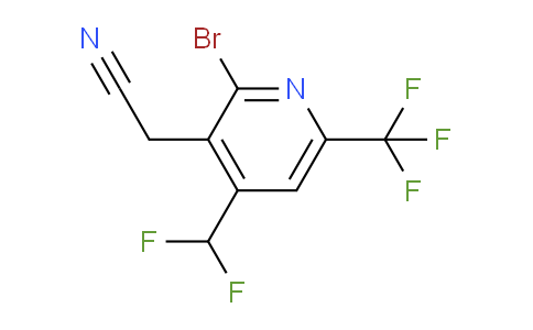 AM121541 | 1805254-07-2 | 2-Bromo-4-(difluoromethyl)-6-(trifluoromethyl)pyridine-3-acetonitrile