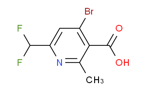 AM121542 | 1806915-13-8 | 4-Bromo-6-(difluoromethyl)-2-methylpyridine-3-carboxylic acid