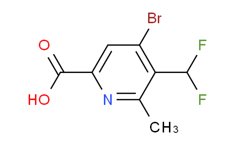 AM121545 | 1805240-38-3 | 4-Bromo-3-(difluoromethyl)-2-methylpyridine-6-carboxylic acid