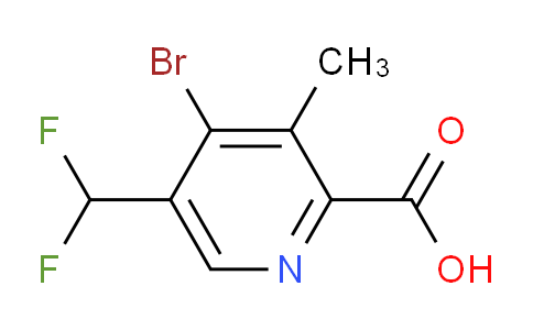 AM121546 | 1806915-22-9 | 4-Bromo-5-(difluoromethyl)-3-methylpyridine-2-carboxylic acid