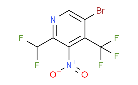 AM121548 | 1805379-71-8 | 5-Bromo-2-(difluoromethyl)-3-nitro-4-(trifluoromethyl)pyridine