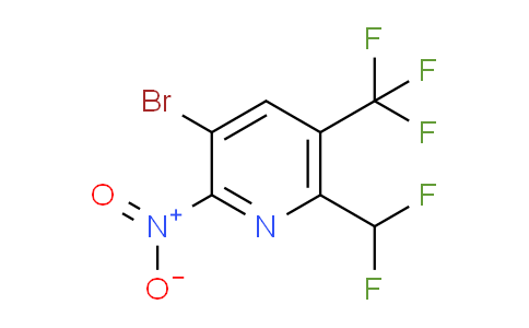 AM121550 | 1806857-03-3 | 3-Bromo-6-(difluoromethyl)-2-nitro-5-(trifluoromethyl)pyridine