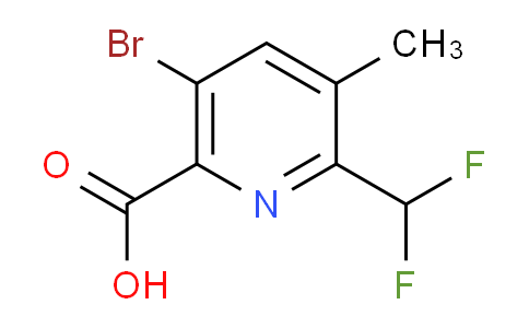 AM121551 | 1805240-61-2 | 5-Bromo-2-(difluoromethyl)-3-methylpyridine-6-carboxylic acid