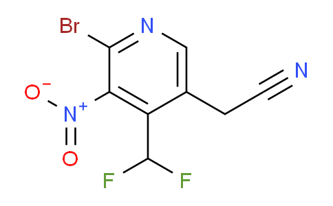 AM121557 | 1806922-26-8 | 2-Bromo-4-(difluoromethyl)-3-nitropyridine-5-acetonitrile