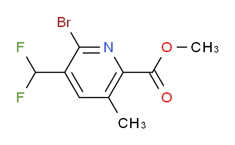 AM121560 | 1805240-71-4 | Methyl 2-bromo-3-(difluoromethyl)-5-methylpyridine-6-carboxylate