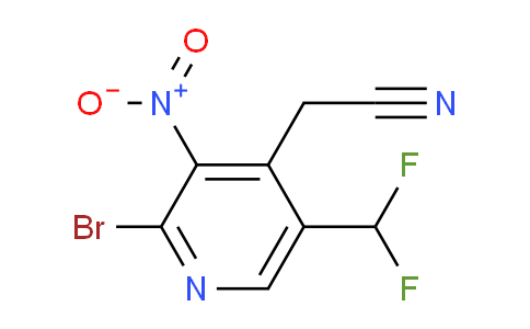 AM121562 | 1805379-76-3 | 2-Bromo-5-(difluoromethyl)-3-nitropyridine-4-acetonitrile