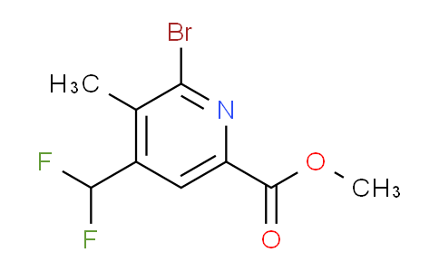 AM121563 | 1804429-55-7 | Methyl 2-bromo-4-(difluoromethyl)-3-methylpyridine-6-carboxylate