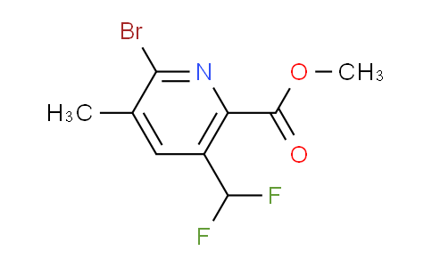 AM121567 | 1806915-56-9 | Methyl 2-bromo-5-(difluoromethyl)-3-methylpyridine-6-carboxylate