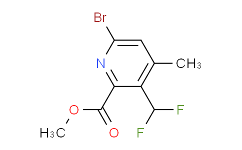 AM121568 | 1805435-61-3 | Methyl 6-bromo-3-(difluoromethyl)-4-methylpyridine-2-carboxylate