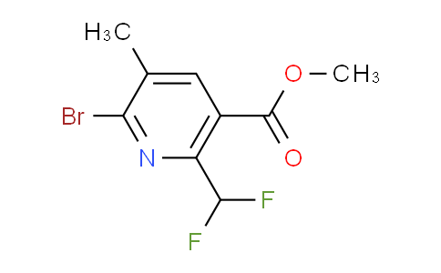 AM121570 | 1806915-71-8 | Methyl 2-bromo-6-(difluoromethyl)-3-methylpyridine-5-carboxylate