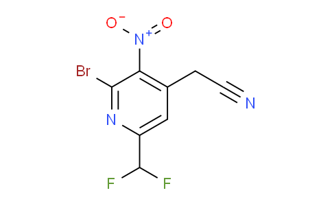 AM121574 | 1805341-13-2 | 2-Bromo-6-(difluoromethyl)-3-nitropyridine-4-acetonitrile