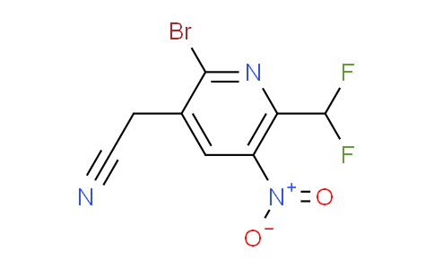 AM121576 | 1804976-08-6 | 2-Bromo-6-(difluoromethyl)-5-nitropyridine-3-acetonitrile