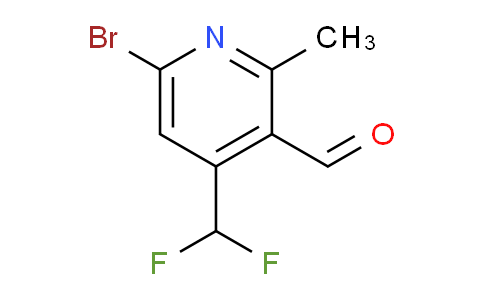6-Bromo-4-(difluoromethyl)-2-methylpyridine-3-carboxaldehyde