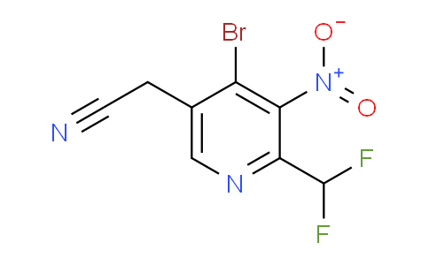 AM121584 | 1805379-79-6 | 4-Bromo-2-(difluoromethyl)-3-nitropyridine-5-acetonitrile