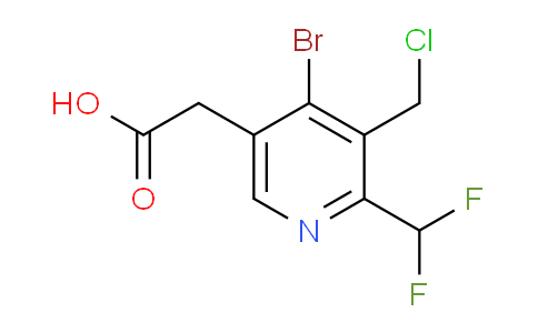 AM121585 | 1805962-49-5 | 4-Bromo-3-(chloromethyl)-2-(difluoromethyl)pyridine-5-acetic acid