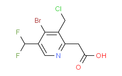 AM121586 | 1805962-52-0 | 4-Bromo-3-(chloromethyl)-5-(difluoromethyl)pyridine-2-acetic acid