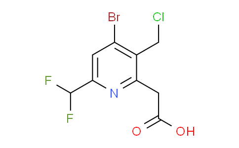 AM121587 | 1806974-56-0 | 4-Bromo-3-(chloromethyl)-6-(difluoromethyl)pyridine-2-acetic acid