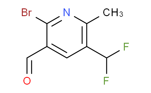 2-Bromo-5-(difluoromethyl)-6-methylpyridine-3-carboxaldehyde