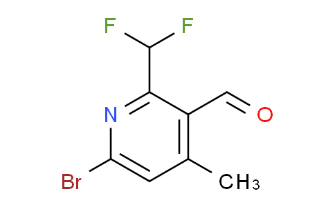 6-Bromo-2-(difluoromethyl)-4-methylpyridine-3-carboxaldehyde
