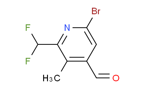 6-Bromo-2-(difluoromethyl)-3-methylpyridine-4-carboxaldehyde