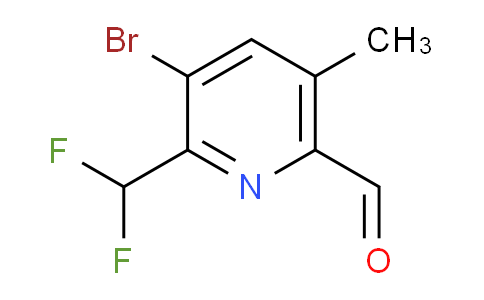 AM121600 | 1804843-15-9 | 3-Bromo-2-(difluoromethyl)-5-methylpyridine-6-carboxaldehyde