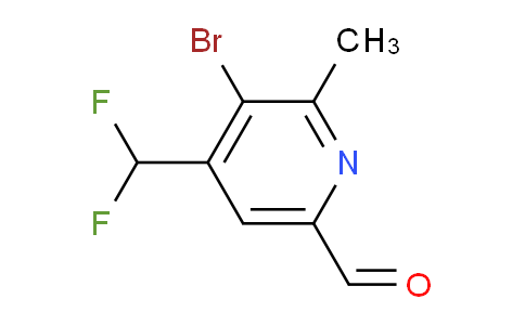 AM121602 | 1805346-05-7 | 3-Bromo-4-(difluoromethyl)-2-methylpyridine-6-carboxaldehyde